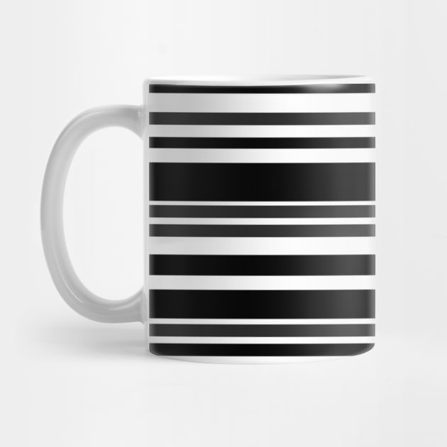 black and white stripe lines by Spinkly